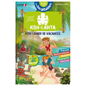 Comparateur de prix : Play Bac Eds Cahier de vacances 2025 Koh Lanta - Les incollables - CM1 au CM2 - 9/10 ans