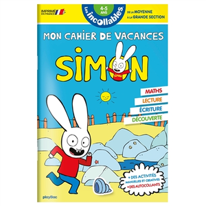 Comparateur de prix : Play Bac Eds Mon cahier de vacances Simon : De la moyenne à la grande section