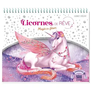 Comparateur de prix : Play Bac Licornes de rêve - Carnet créatif - Magie des fleurs nouvelle édition