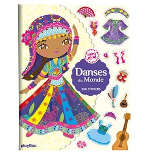Play Bac Eds Minimiki - Cahier de stickers Danses du monde - Nouvelle édition