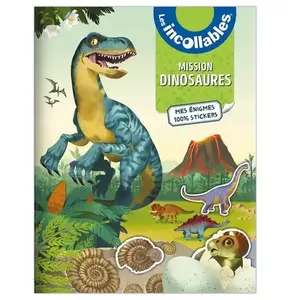 Comparateur de prix : Play Bac Eds Les Incollables - Mission Dinosaures - Mes énigmes en stickers