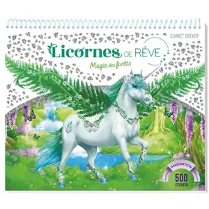 Play Bac Eds Licornes de rêve - Carnet créatif - Magie de la forêt pas cher