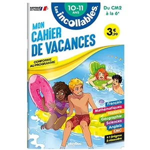 Comparateur de prix : Play Bac Cahier de vacances 2025 - Les incollables - CM2 à 6e - 10/11 ans (Broché)
