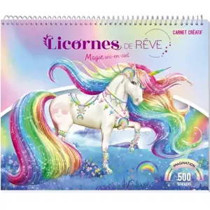 Play Bac Eds Licornes de rêve - Carnet créatif - Magie Arc-en-ciel cartonné pas cher