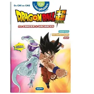 Comparateur de prix : Play Bac Eds Cahier de vacances Dragon Ball Super 2025 - Les Incollables - Du CM1 au CM2 - 9/10 ans broché