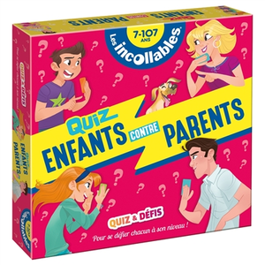 Comparateur de prix : Play Bac Eds Les incollables, 7-107 ans : quiz enfants contre parents : quiz & défis