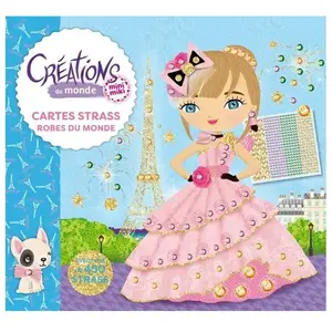 Play Bac Eds Minimiki - Mes robes à strasser  - Créations du monde (Broché) pas cher