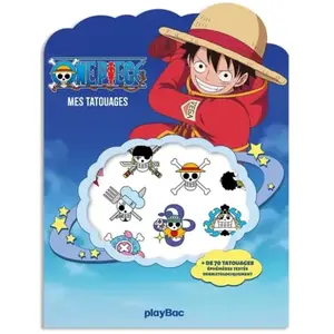 Play Bac Eds One Piece - Mes tatouages éphémères broché pas cher