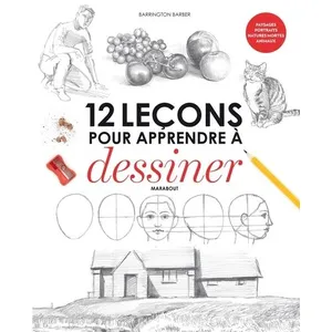 Comparateur de prix : Marabout 12 leçons pour apprendre à dessiner Barrington Barber