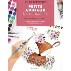 Marabout Petits animaux à l'aquarelle pas cher