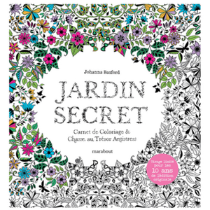 Marabout Jardin Secret - Edition Collector 10 ans pas cher