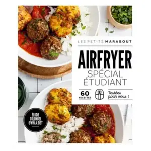 Comparateur de prix : Livre de cuisine MARABOUT recettes au Airfryer spécial etudiant