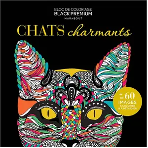 Marabout Carnet Black Premium - Chats