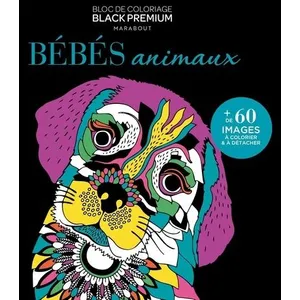 Marabout Carnet Black Premium - Bébés animaux pas cher