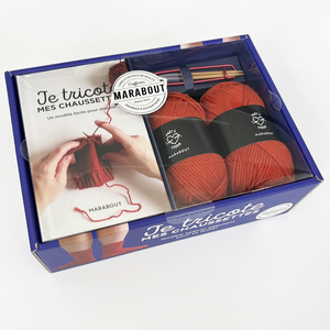 Marabout Coffret je tricote mes chaussettes pas cher