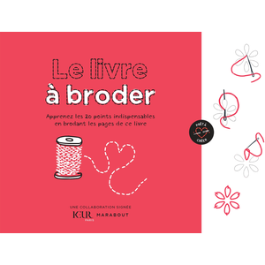 Marabout Le livre à broder pas cher