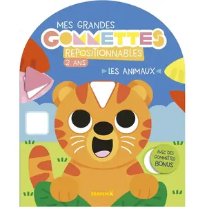ISBN Hemma Mes grandes gommettes repositionnables - 2 ans - Les animaux - Avec des gommettes bonus broché pas cher