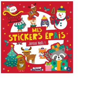 ISBN Mon P'tit Hemma - Pochette de stickers épais - Joyeux Noël ! - Dès 18 mois pas cher