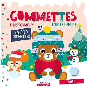 Hemma Gommettes Pour Les Petits - Noël - + De 300 Gommettes Repositionnables