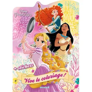 Comparateur de prix : Hemma Disney Princesses - Vive le coloriage ! (Raiponce, Pocahontas, Merida) - + stickers