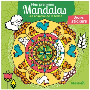 ISBN Hemma Mes premiers mandalas - Les animaux de la ferme - Avec stickers pas cher