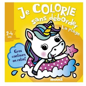 ISBN Hemma Je colorie sans déborder (2-4 ans) La plage pas cher