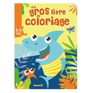 Hemma Mon gros livre de coloriage (Requin)