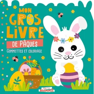 HEMMA Mon Gros Livre de Pâques Gommettes et Coloriage