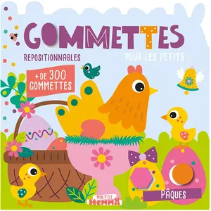 Hemma Gommettes Repositionnables Pour Les Petits Pâques - + De 300 Gommettes