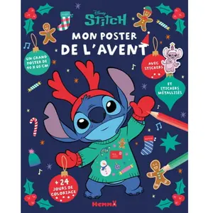 Hemma Disney Stitch - Mon poster de l'Avent - 24 jours de coloriage - ...