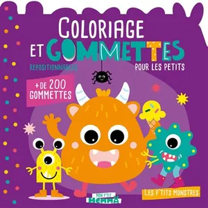 ISBN Mon P'tit Hemma - Coloriage et gommettes pour les petits - Les p'... pas cher