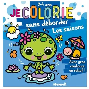 ISBN Hemma Je colorie sans déborder (2-4 ans) - Les saisons (Grenouille et escargot) T75 pas cher