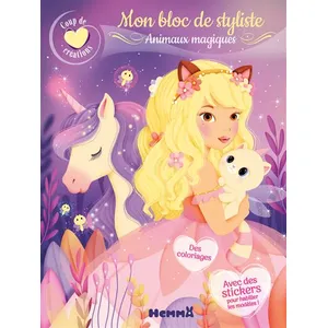 Hemma Coup de coeur créations - Mon bloc de styliste - Animaux magiques