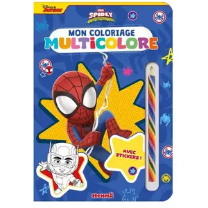 Comparateur de prix : Hemma Marvel Spidey Et Ses Amis Extraordinaires Mon Coloriage Multicolore - Avec Stickers !