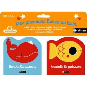 Nathan Berthe la baleine & Anatole le poisson Géraldine Cosneau (Illustration) pas cher