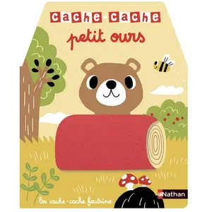 ISBN Nathan Cache-cache petit ours - Livre matière - éveil - Dès 6 mois pas cher