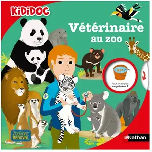 ISBN Nathan Kididoc - Vétérinaire au zoo - Documentaire animé - Découvre plus de 60 animaux sauvages pas cher