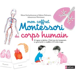 Comparateur de prix : Nathan Mon coffret Montessori du corps humain - 6/9 ans