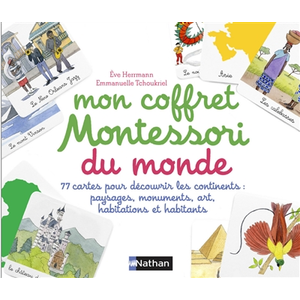 Nathan Mon Coffret Montessori du monde Boîte ou accessoire