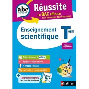 Nathan Enseignement scientifique terminale : nouveau programme pas cher
