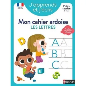 Nathan J'apprends et j'écris - Mon cahier ardoise Les lettres PS (Broché)