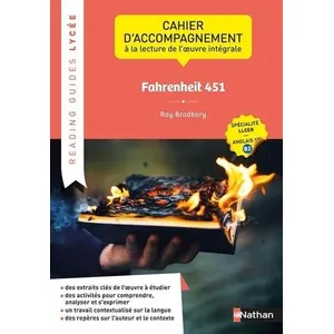Comparateur de prix : Nathan Cahier d'accompagnement à la lecture de l'oeuvre "Fahrenheit 451" - LLCER: de Ray Bradbury