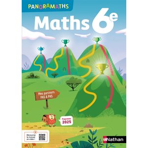 Comparateur de prix : Nathan Panoramaths : Mathématiques - 6e - Manuel de l'élève (édition 2025)