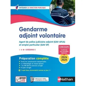 Comparateur de prix : Nathan Gendarme adjoint volontaire - catégorie C (édition 2024/2025)