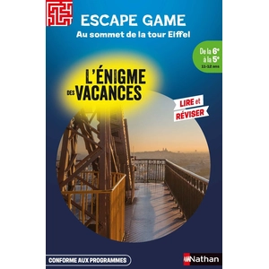 Nathan Enigme des vacances Escape game de la 6ème à la 5ème - Au somme...