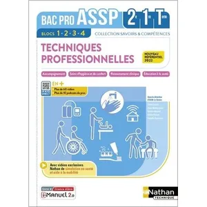 Comparateur de prix : Techniques Professionnelles Bac Pro Assp 2de/1re/Tle - Blocs 1-2-3-4