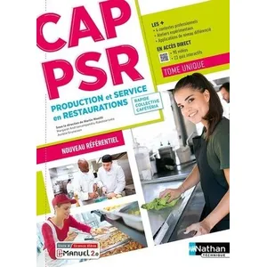 Comparateur de prix : Nathan Technique Cap Psr Production Et Service En Restaurations - Livre + Licence Élève