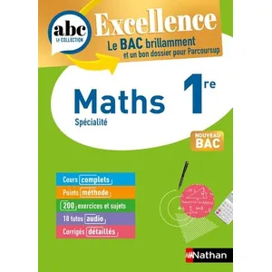 Comparateur de prix : Nathan Maths 1re : spécialité : nouveau bac Christian Lixi, Gérard Chassard