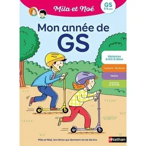 Comparateur de prix : Nathan Mila et Noé - Mon année de grande section - Cahier de soutien - 5 à 6 ans