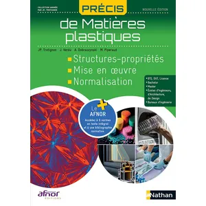 Comparateur de prix : Précis de matières plastiques AFNOR-NATHAN Livre de l'élève - 2023